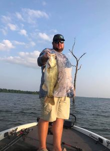 A fisherman with a big fish in TX