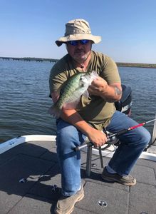 White crappie fish caught in TX