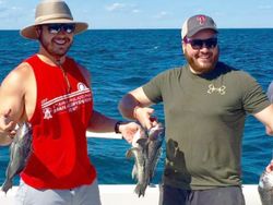 Tara Anne's fish triumph in Wildwood!