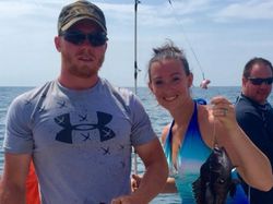 Tara Anne's trophy fish in Wildwood!