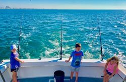 3 people fishing in New Jersey