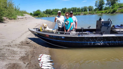 4 people fishing in California