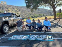 Five people fishing in Colusa