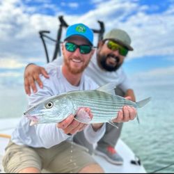 Bonefish measuring 19 inches caught during fishing trip in Islamorada