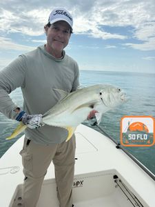 Crevalle Jack caught while fishing in Islamorada FL waters
