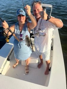 Two people fishing in Florida