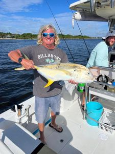 Gorgeous Yellowtail Snapper caught in FL fishing!