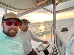 Two people fishing in Florida