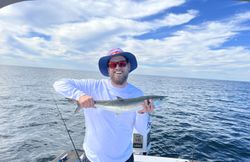 Lone angler fishing in Panama City