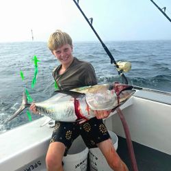 Angler fishing in Rhode Island