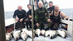 Fishing in RI with 5 people and 1 fish