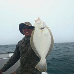 Angler with a big 24-inch fish caught in RI