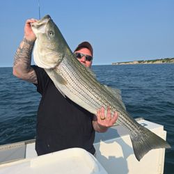 Striped bass caught while fishing in RI