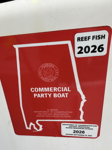 All set for an exciting reef fishing adventure with our commercial license.