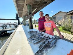 A pair of anglers fishing in Alabama