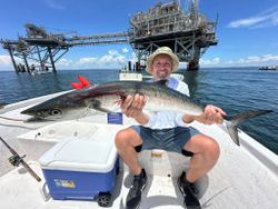 Person fishing at Gulf Shores