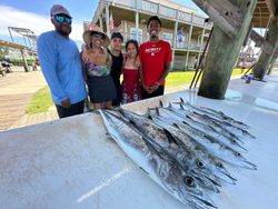 A large wahoo fish caught during a fishing trip in Gulf Shores