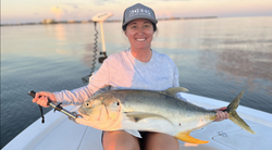 A single crevalle jack fish caught fishing in AL
