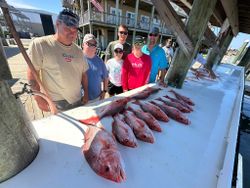 7 people fishing in Alabama