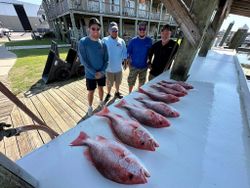 4 people fishing in Alabama