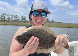 Angler fishing with rod in Alabama
