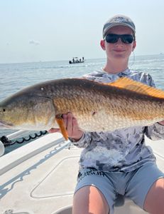 Fisherman with big catch in Gulf Shores