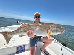 Large redfish caught while fishing in Gulf Shores AL