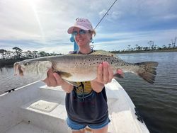 Speckled trout caught fishing in Gulf Shores AL