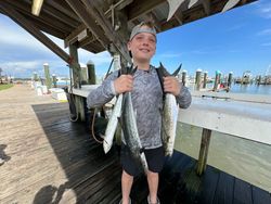Two Spanish Mackerel fish caught in AL