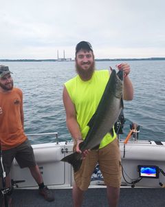 Two anglers fishing in Oswego
