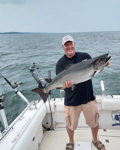 Chinook Salmon caught while fishing in NY