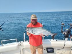 Chinook salmon caught in Oswego