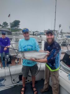 Coho salmon caught in Oswego