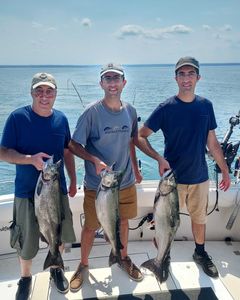 3 big fish caught while fishing in Oswego