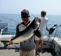 A person fishing in New York