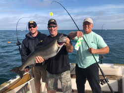 One big fish caught in Oswego while fishing