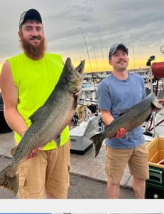 Two anglers fishing in New York