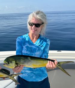 One person enjoying a fishing cruise in FL