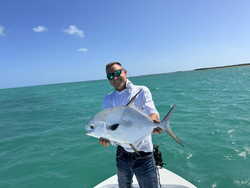 Permit fish caught in Florida on fishing tour