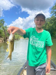 Lone angler fishing in Dora