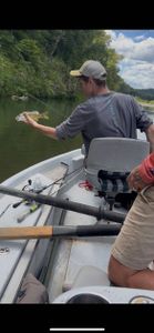 Two people fishing in Missouri