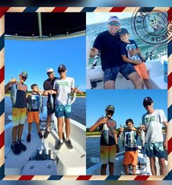 Fishing trip in NC with 9 people