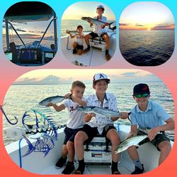 4 Spanish Mackerel, Muskellunge, and Great Barracuda fish caught in Calabash