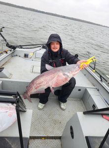 Angler with fishing rod in TX
