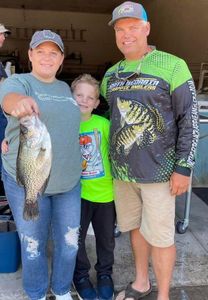 Three people fishing in Gainesville