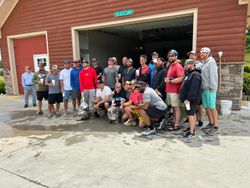 Group of 23 people fishing in GA