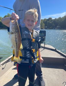 Largemouth bass caught while fishing in GA