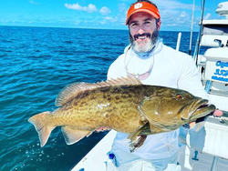 Nice gag grouper from today's adventure at Buckhorn Island!