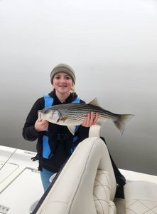 Striper on the line, game on!