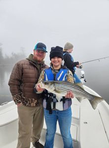 Neuse River stripers showing out today! 